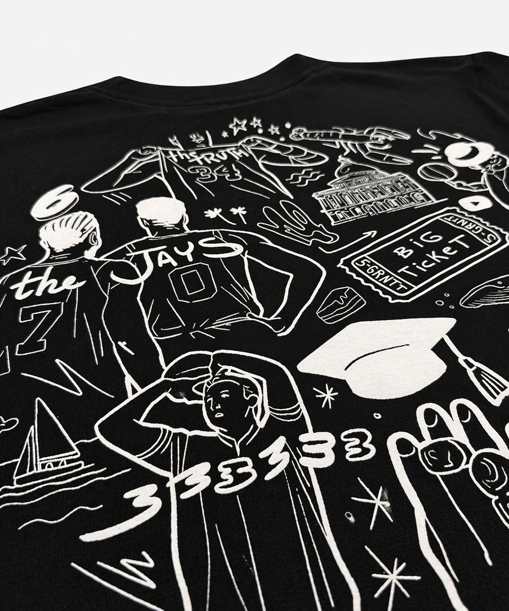 CAMISETA NEGRA BOSTON