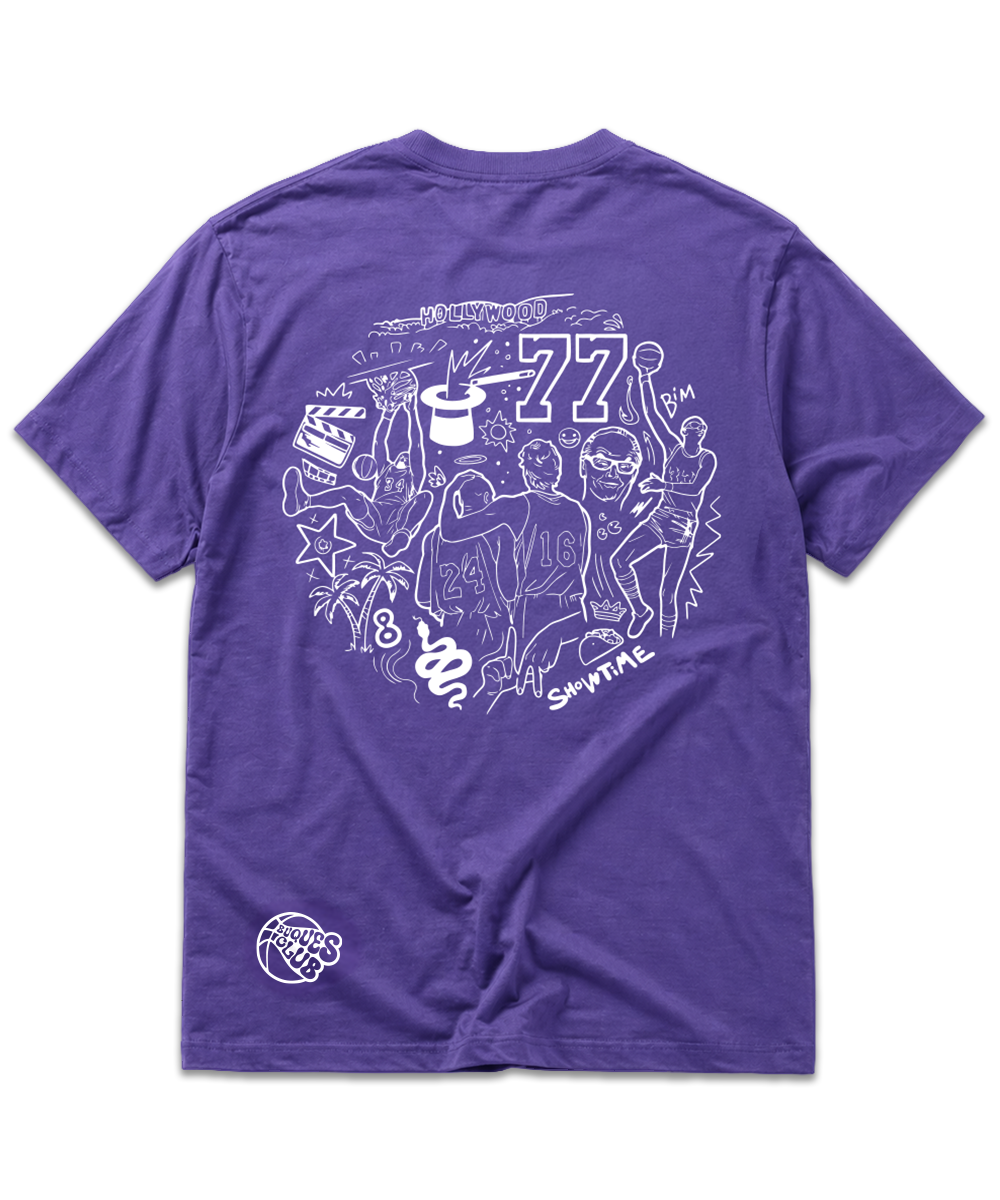 ⁠CAMISETA MORADA LOS ANGELES