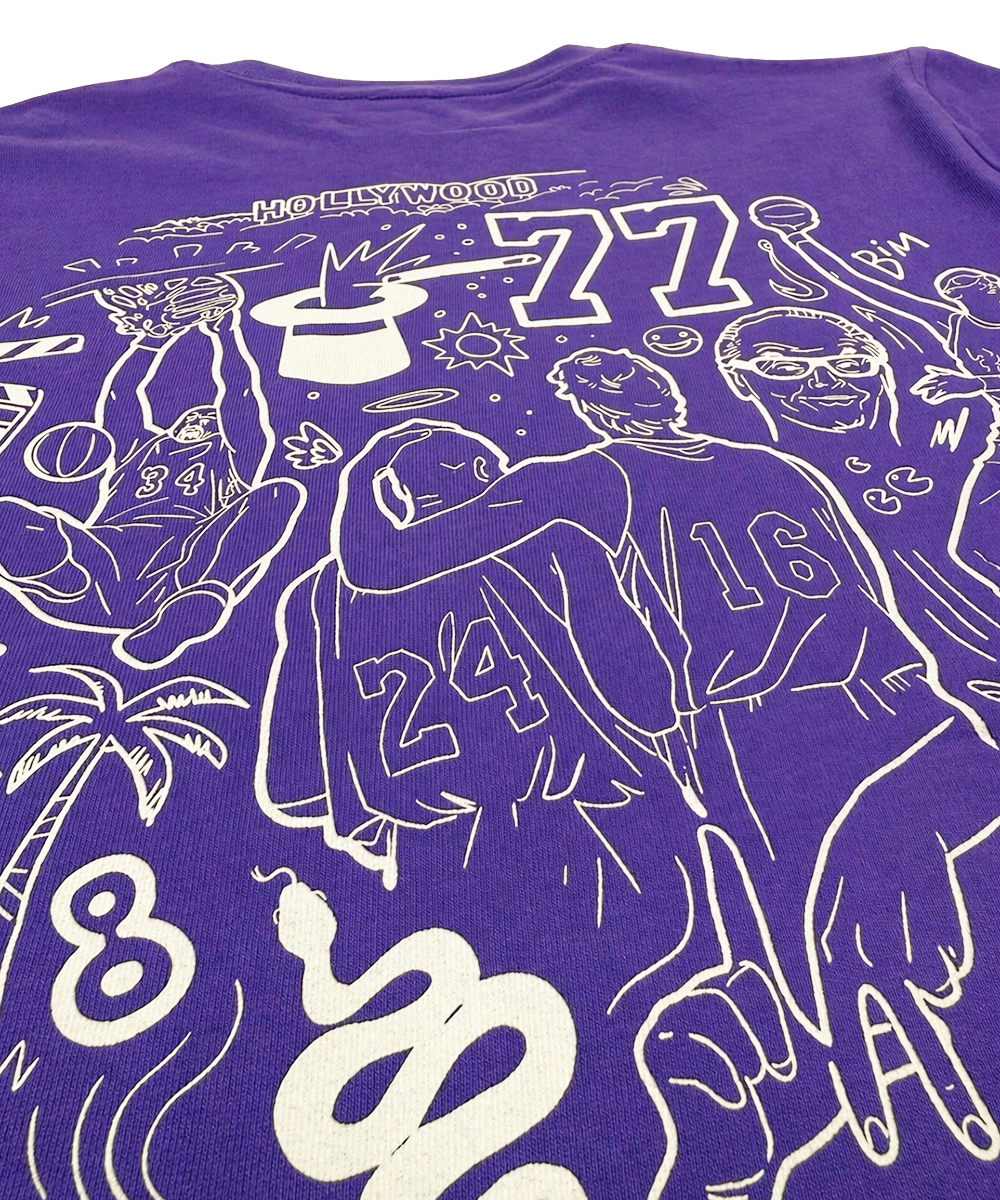 ⁠CAMISETA MORADA LOS ANGELES