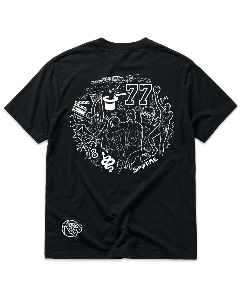 CAMISETA NEGRA LOS ANGELES