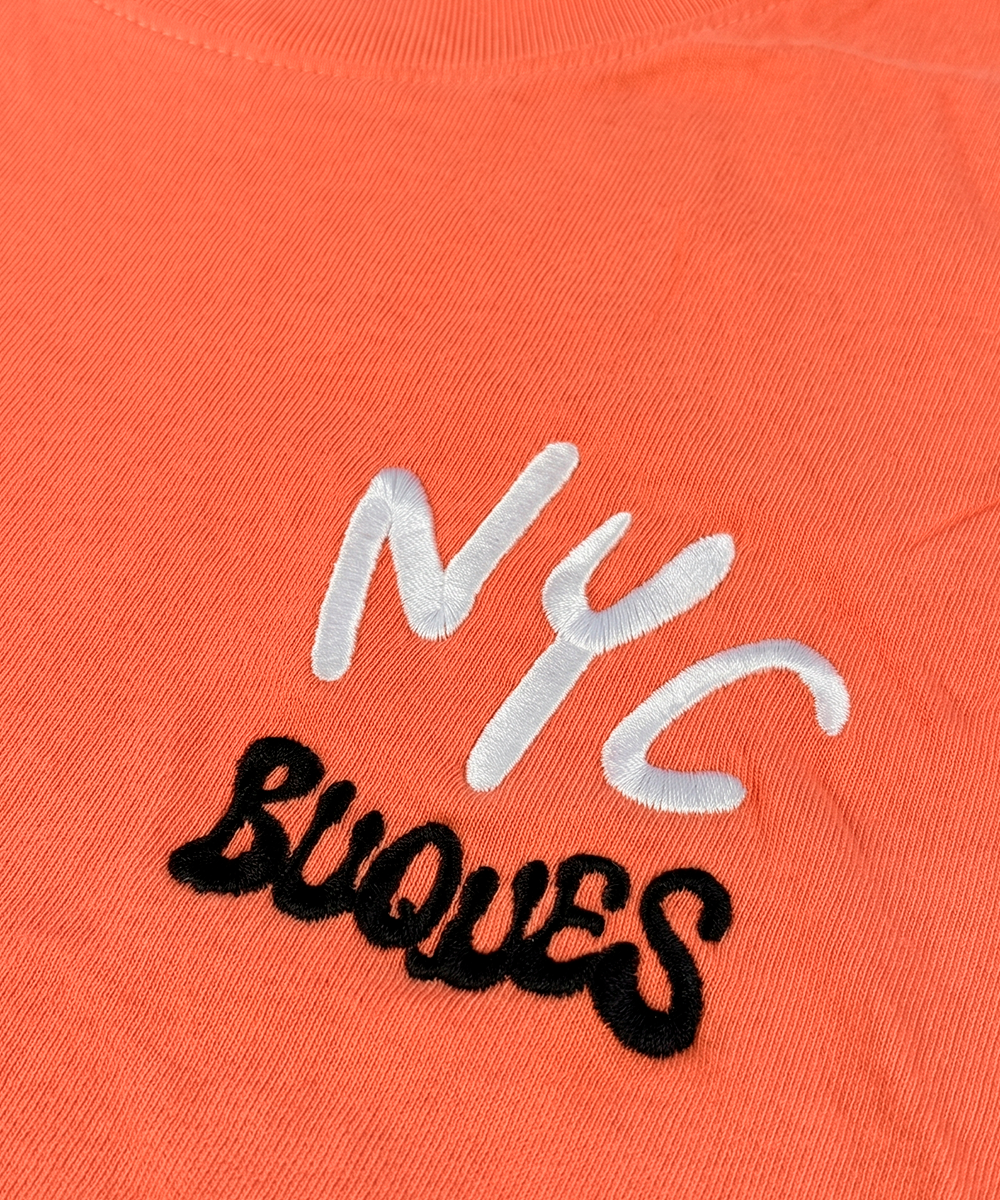CAMISETA NARANJA NEW YORK