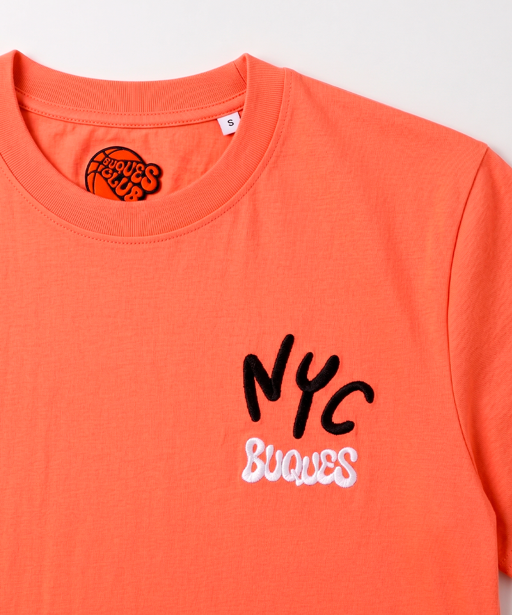 CAMISETA NARANJA NEW YORK