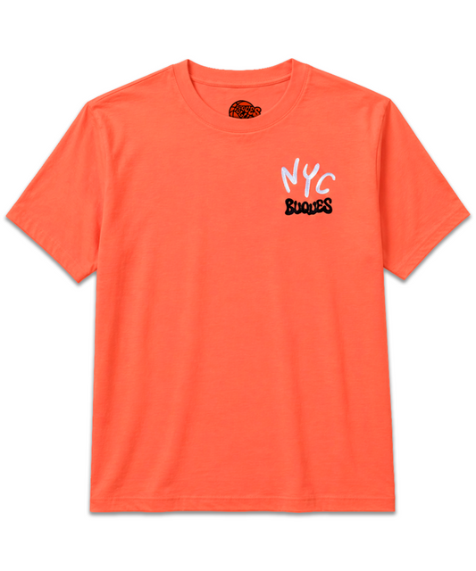 CAMISETA NARANJA NEW YORK